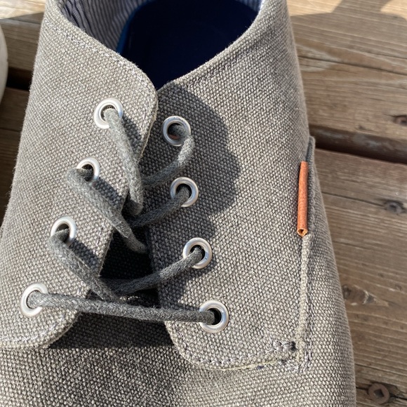 Ashford Hayes men’s grey canvas sneaker/shoe loafer size 14. - Picture 7 of 14